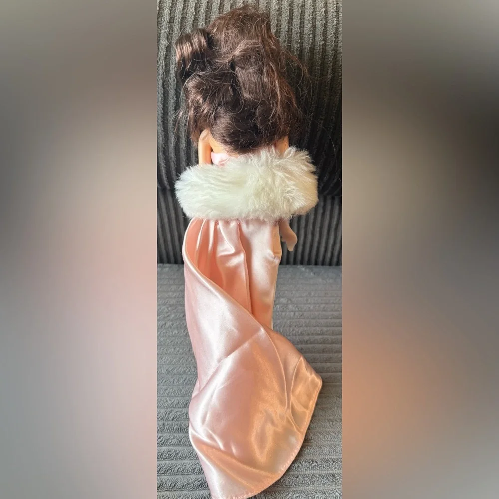 Barbie Reproduction Mattel 35th Anniversary 1958-1993 Pink Satin Dress Doll